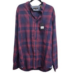 Park West Casual Long Sleeve Shirt 100% Cotton‎ Size XXL New With Tags